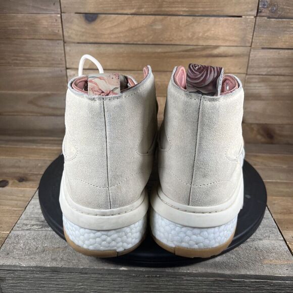 Adidas Mens Size 11 Rivalry RM x Eric Emanuel Linen High Top Lace Up Sneakers - Picture 4 of 10